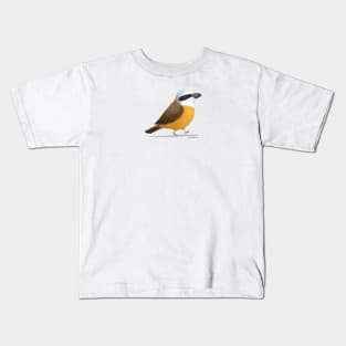 Brown Shrike Bird Kids T-Shirt